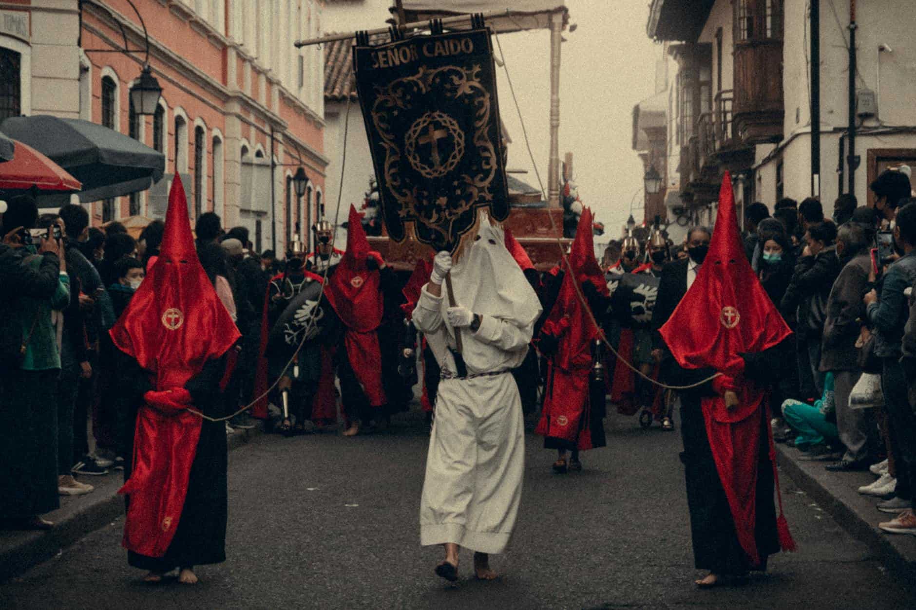 religious parade during the holy week