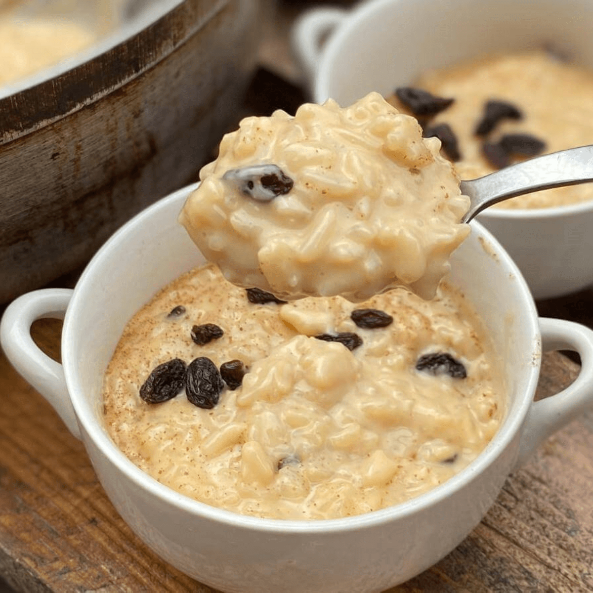 アロス・コン・レチェ（ライスプディング）の写真