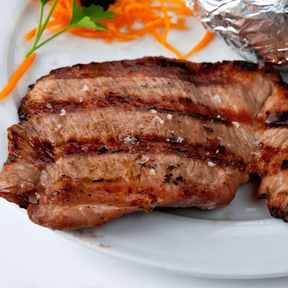 イベリコ豚のセクレト（希少部位）のグリル写真