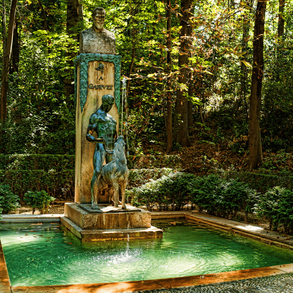 アルハンブラ宮殿の観光ルート全体図